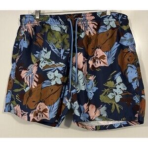 Rodd & Gunn Men’s Dartmoor Bay Swim Short Azure Blue Floral Sz 2XL NWT MSRP $110